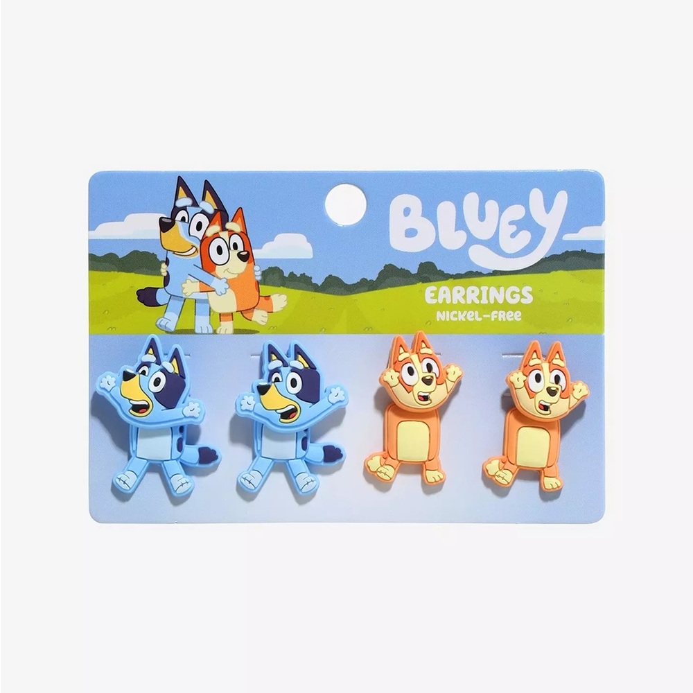Bluey Bingo & Bluey Front/Back Earring Set Hot‎ Topic